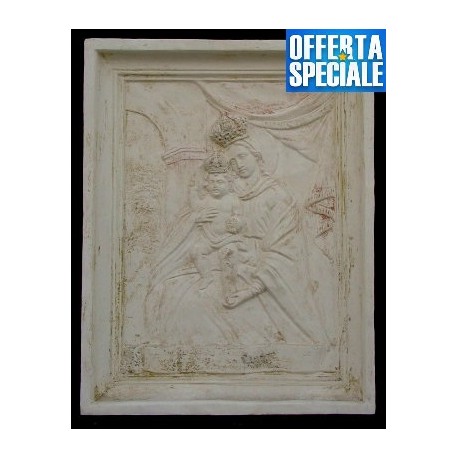 LR 111 Bassorilievo Madonna di Misobolo h. cm. 60x46