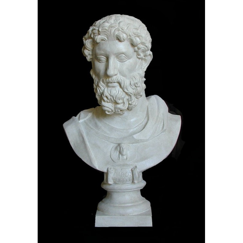 Busto di Marco Aurelio. 36 cm.